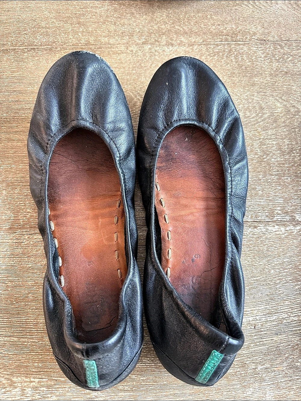 TIEKS Women's Black Ballet Flats